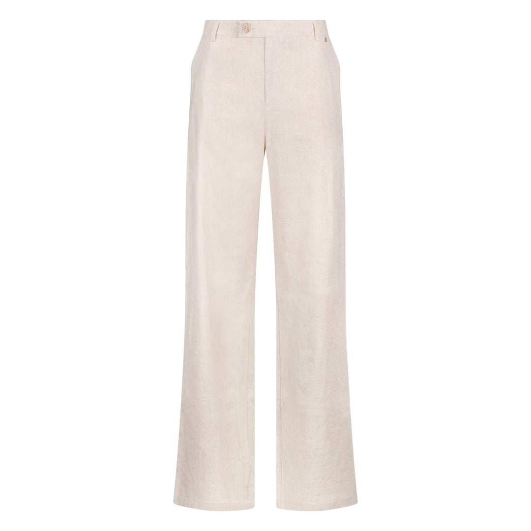 Nukus Eline lange broek dames - beige