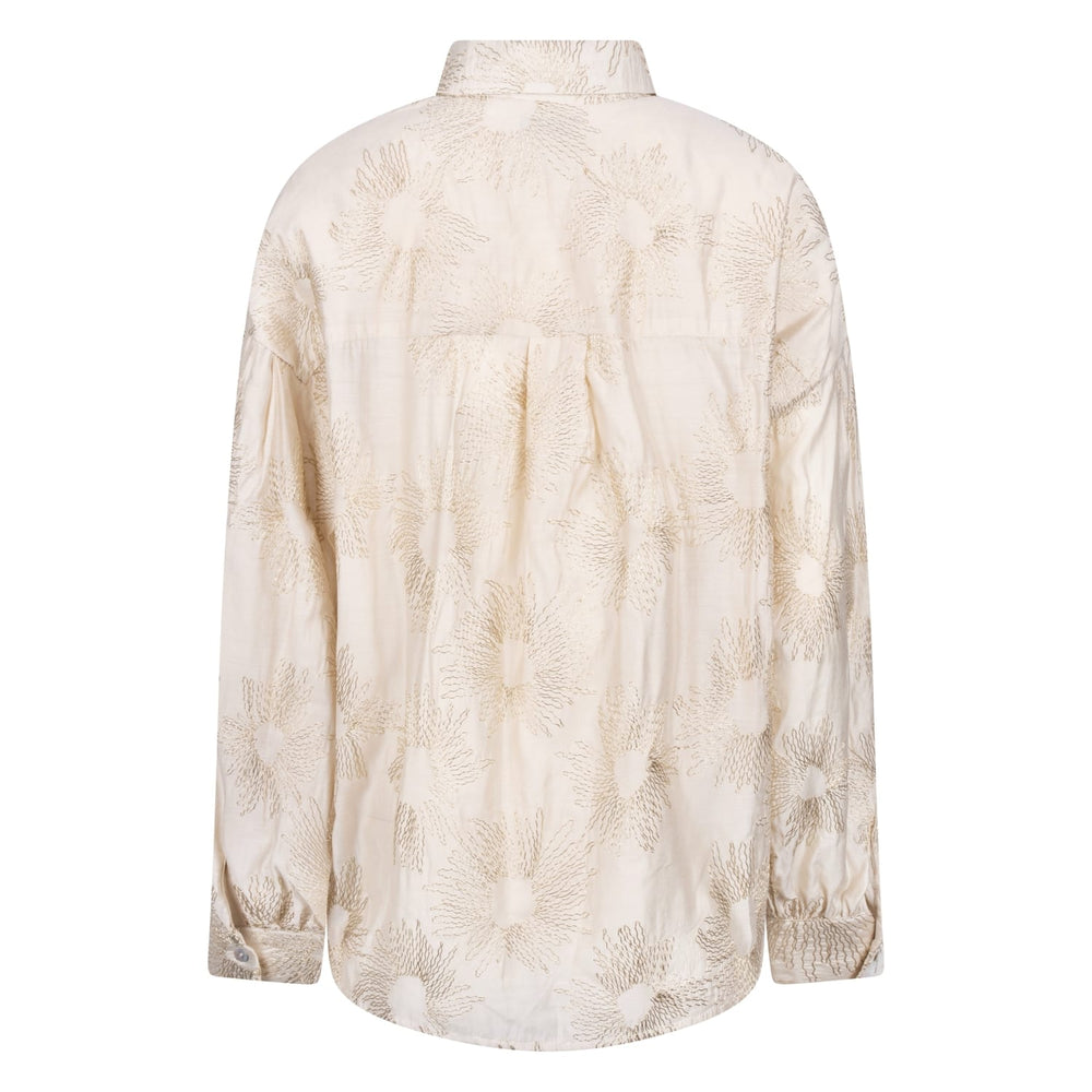 Nukus Nola Blouse Embroidery ecru dessin – dames