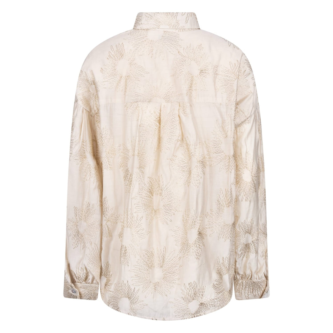 Nukus Nola Blouse Embroidery ecru dessin – dames