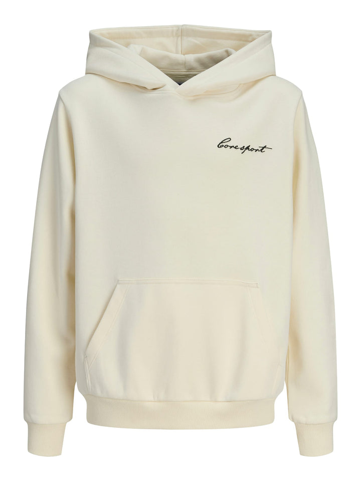 jack & jones kids 12293093 dust hoodie ecru