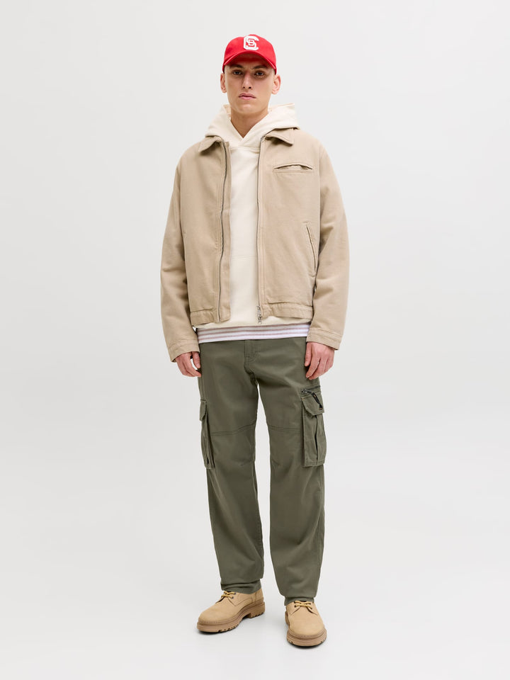 Jack & Jones kane cargo broek army – heren - L32