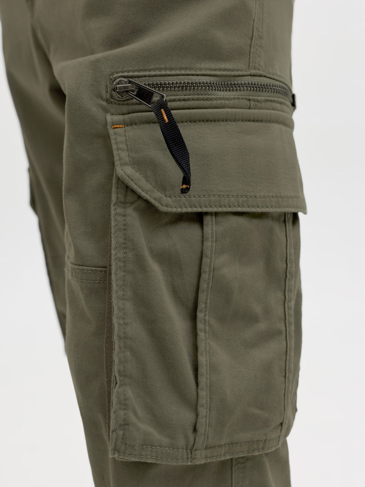 Jack & Jones kane cargo broek army – heren - L32