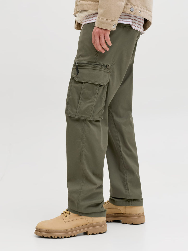 Jack & Jones cargo broek army – heren - L34