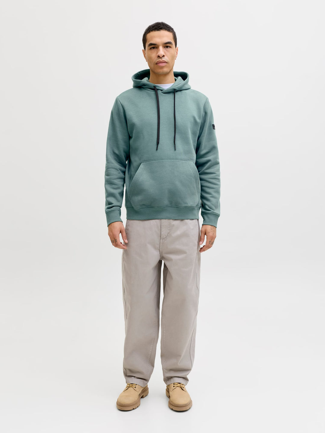 Jack & Jones Fusion hoodie oud groen – heren