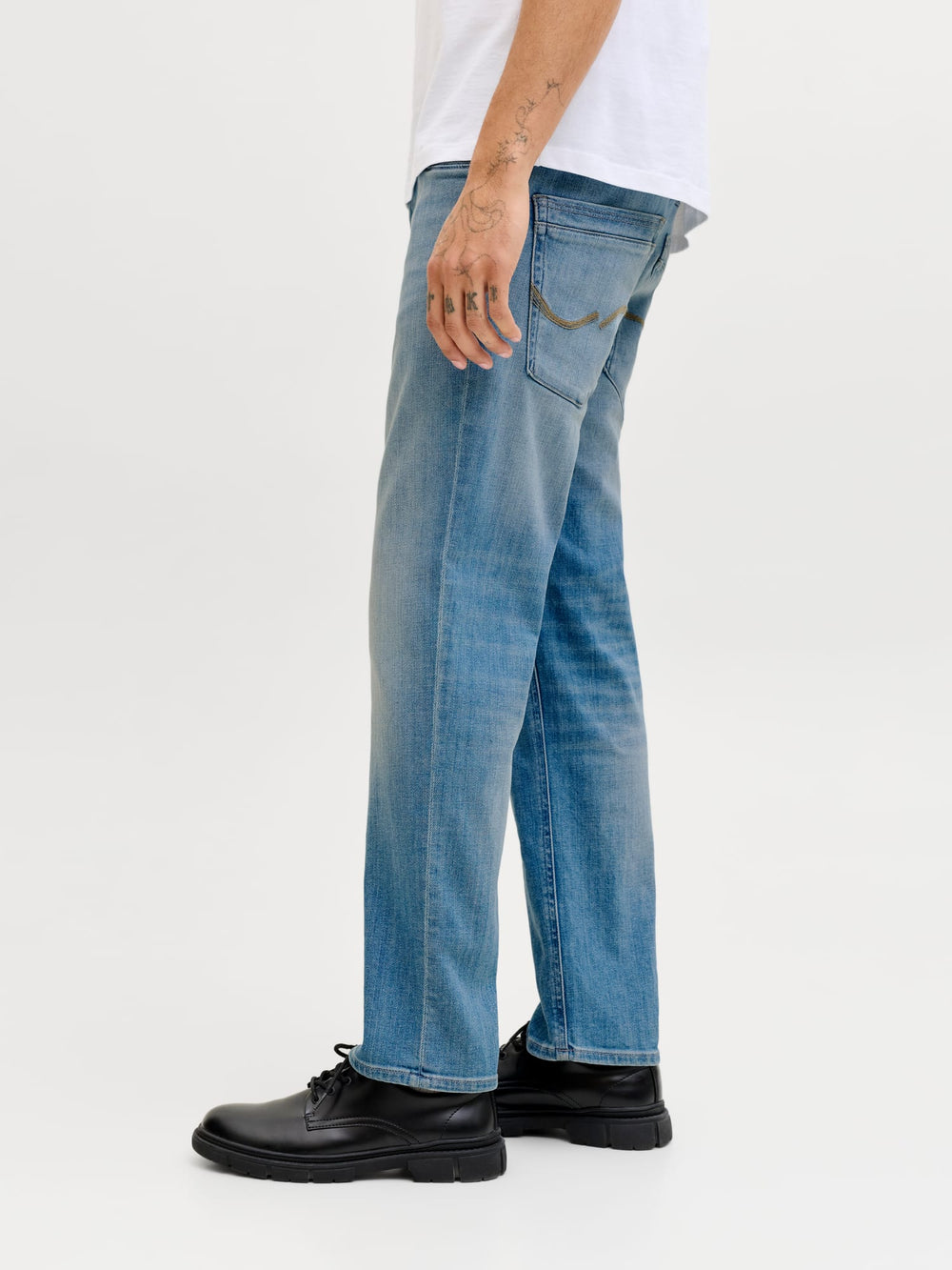 Jack & Jones Clark jeans regular fit – heren - Blue Denim - 32