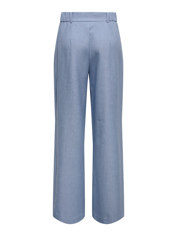 Only 15336761 Linda lange broek blauw melee – dames - L32