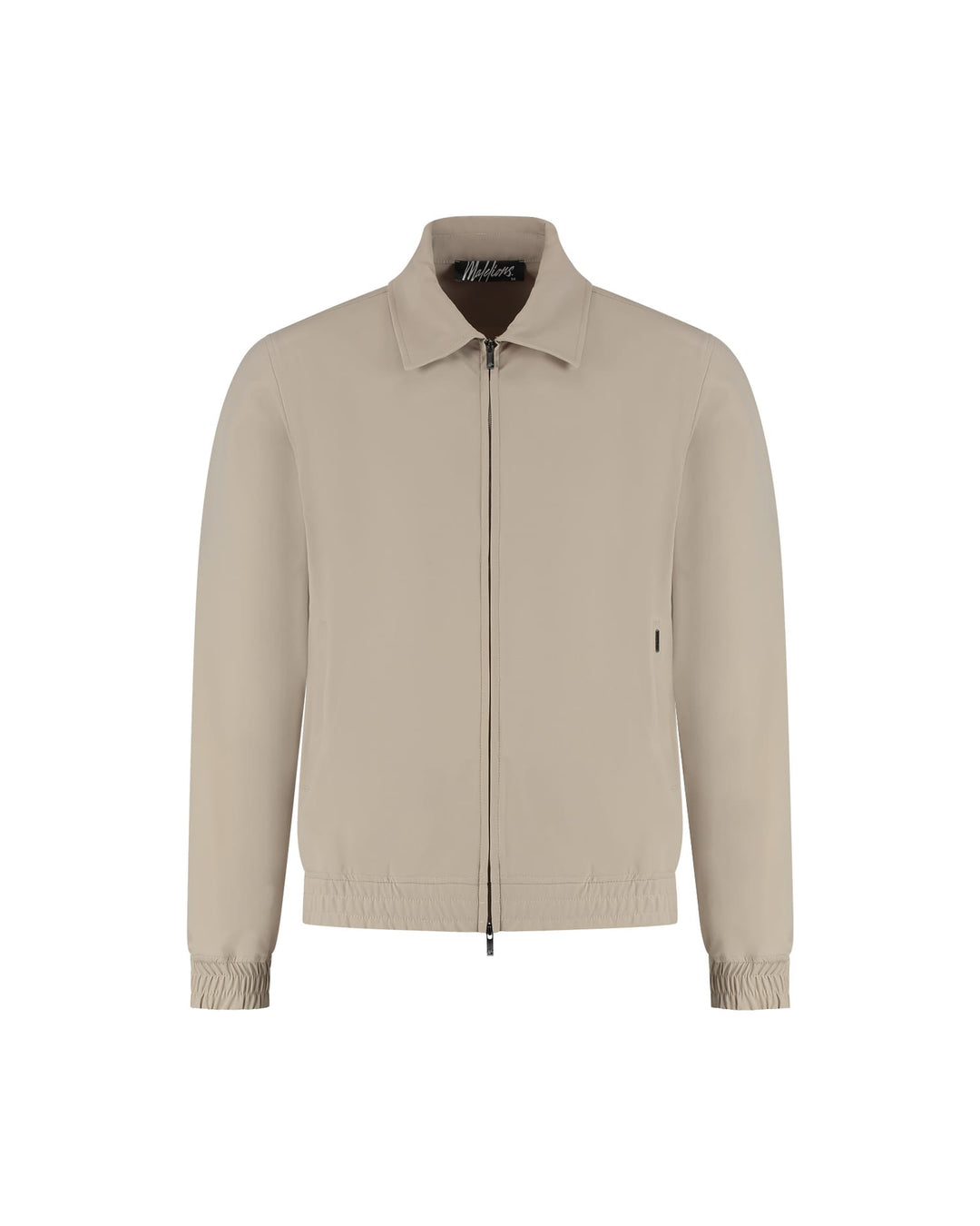Malelions men Technical Zip Jacket taupe – heren