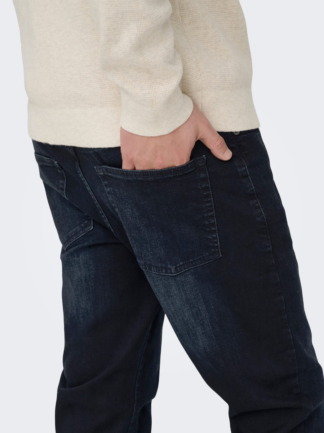 ONLY & SONS Loom jeans slim fit blauw – heren - Blue Denim - L32