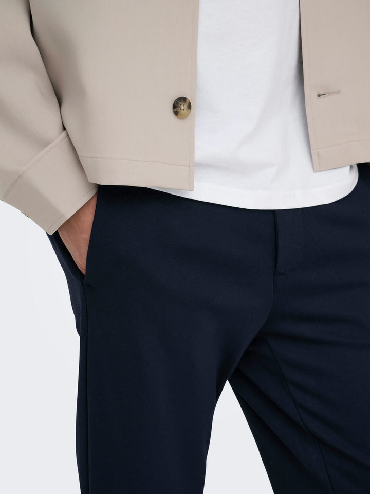 ONLY & SONS Mark chino broek navy – heren - L36