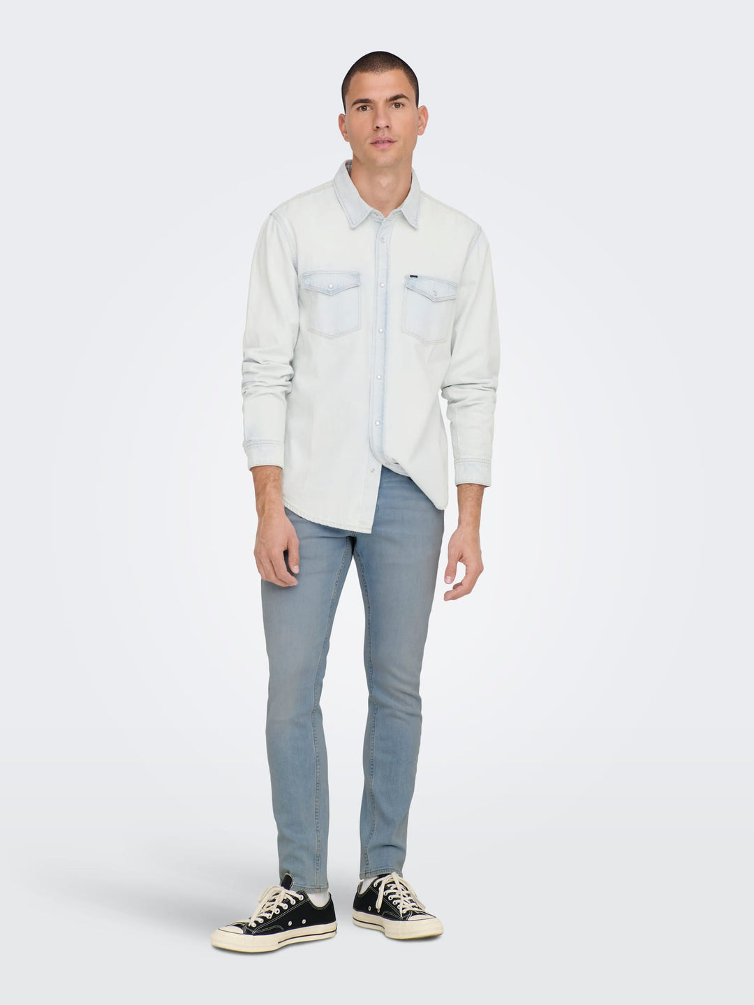 ONLY & SONS 22024924 Loom jeans slim fit blue denim – heren - L34