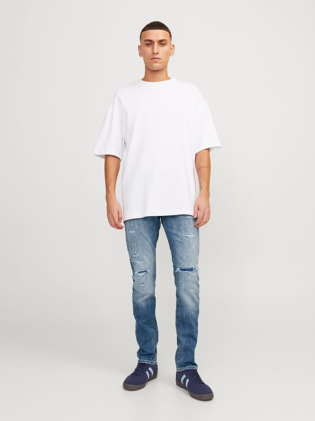 Jack & Jones slim fit jeans Glenn – heren - Blue Denim - L32