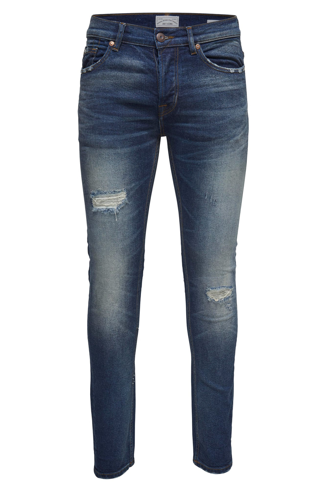 ONLY & SONS slim fit jeans blauw denim – heren - Blue Denim - 34