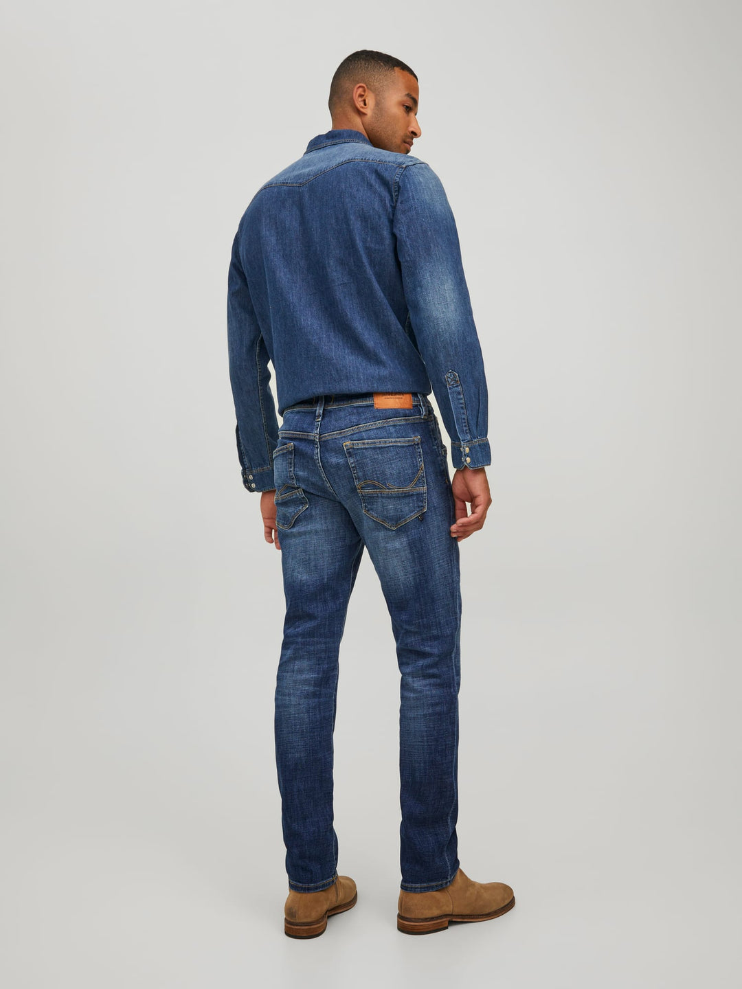 Jack & Jones slim fit jeans Glenn - blue denim heren - L34