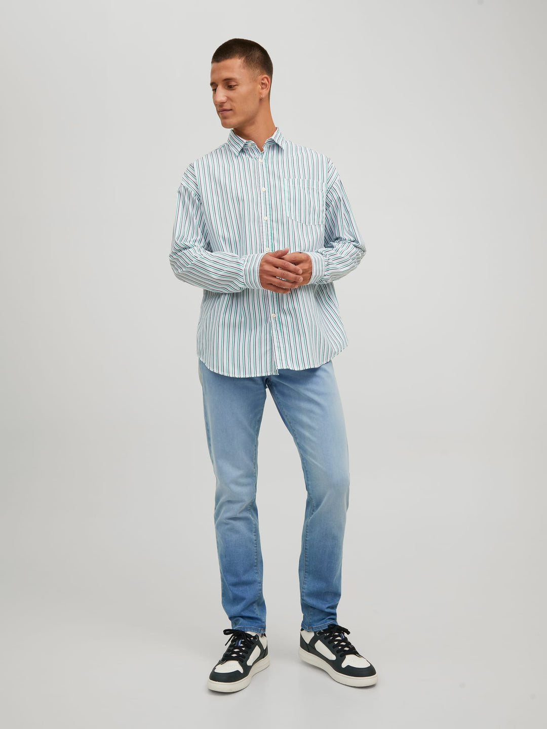 Jack & Jones slim fit jeans blue denim – heren - L34
