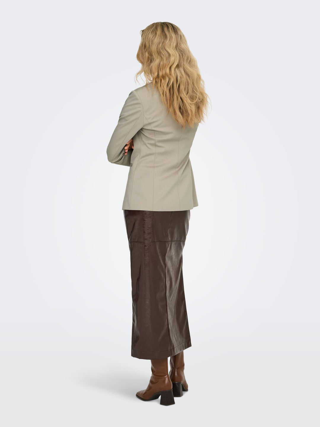 Only ONLPEACH L/S FIT BLAZER TLR NOOS blazer beige – dames