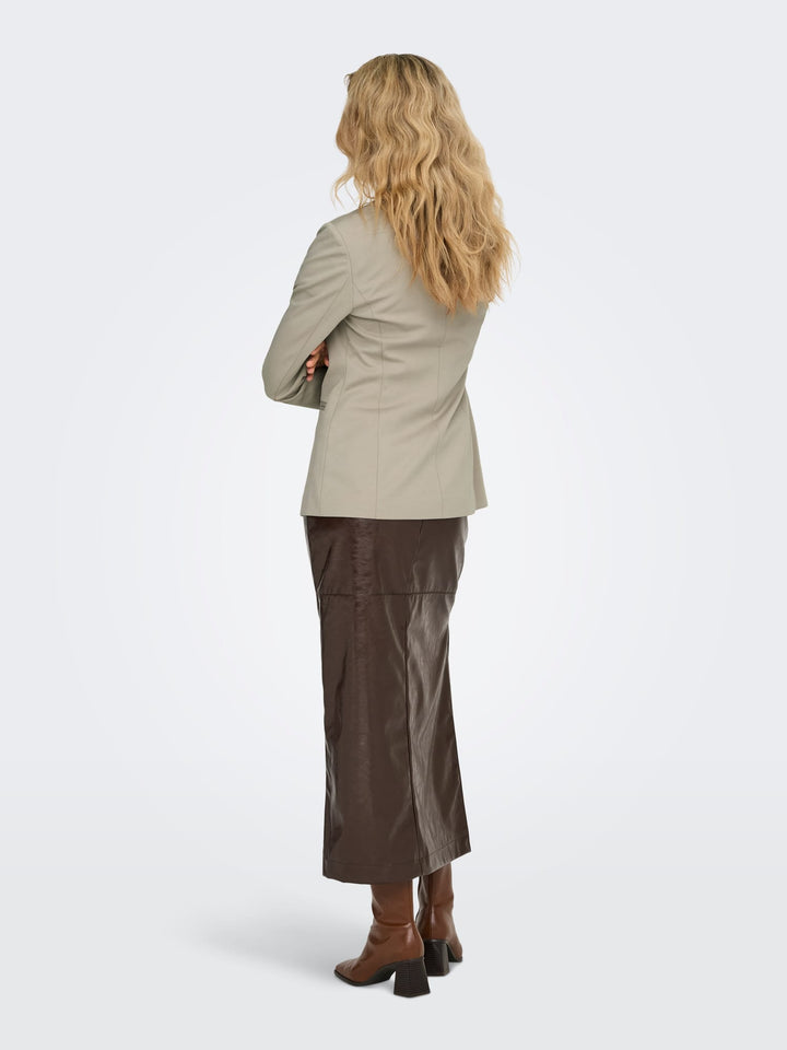 Only ONLPEACH L/S FIT BLAZER TLR NOOS blazer beige – dames