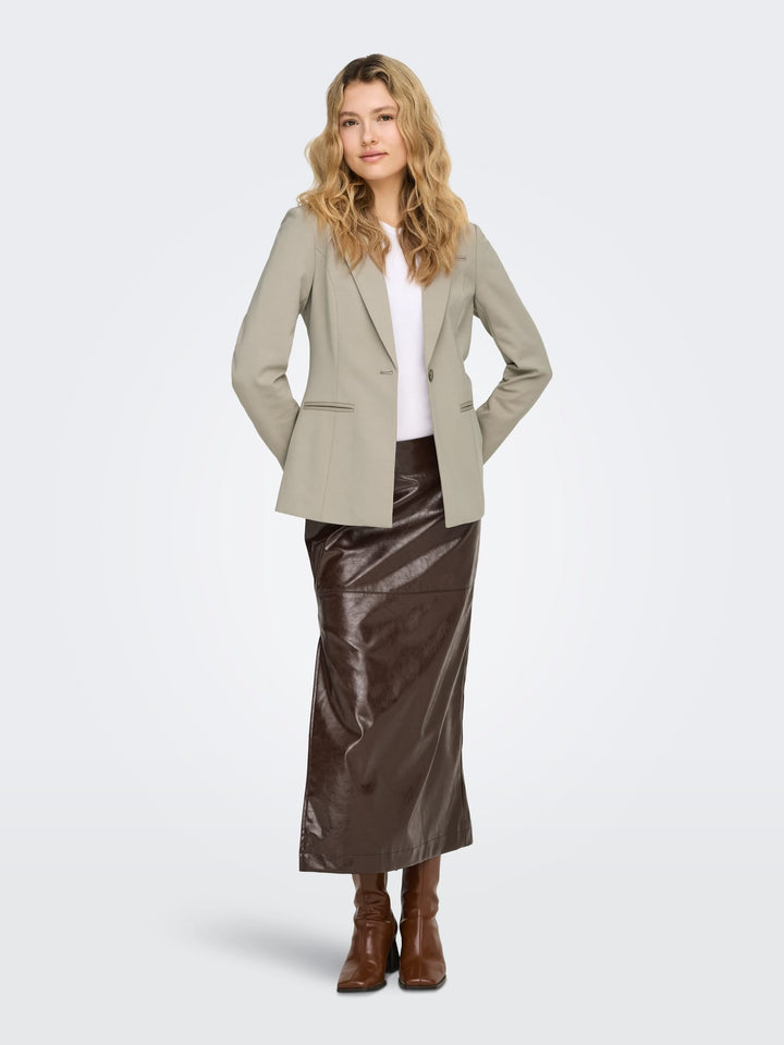 Only ONLPEACH L/S FIT BLAZER TLR NOOS blazer beige – dames
