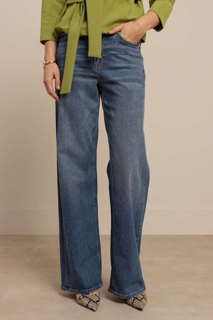 Studio Anneloes 11505 Lexie jeans bootcut flare fit dames - Blue Denim