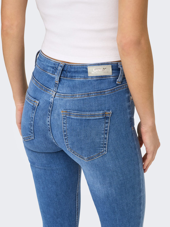 Only skinny fit jeans blauw denim – dames - Blue Denim - L30