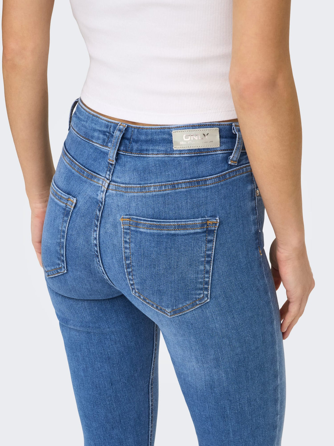 Only skinny fit jeans blauw denim – dames - Blue Denim - L34