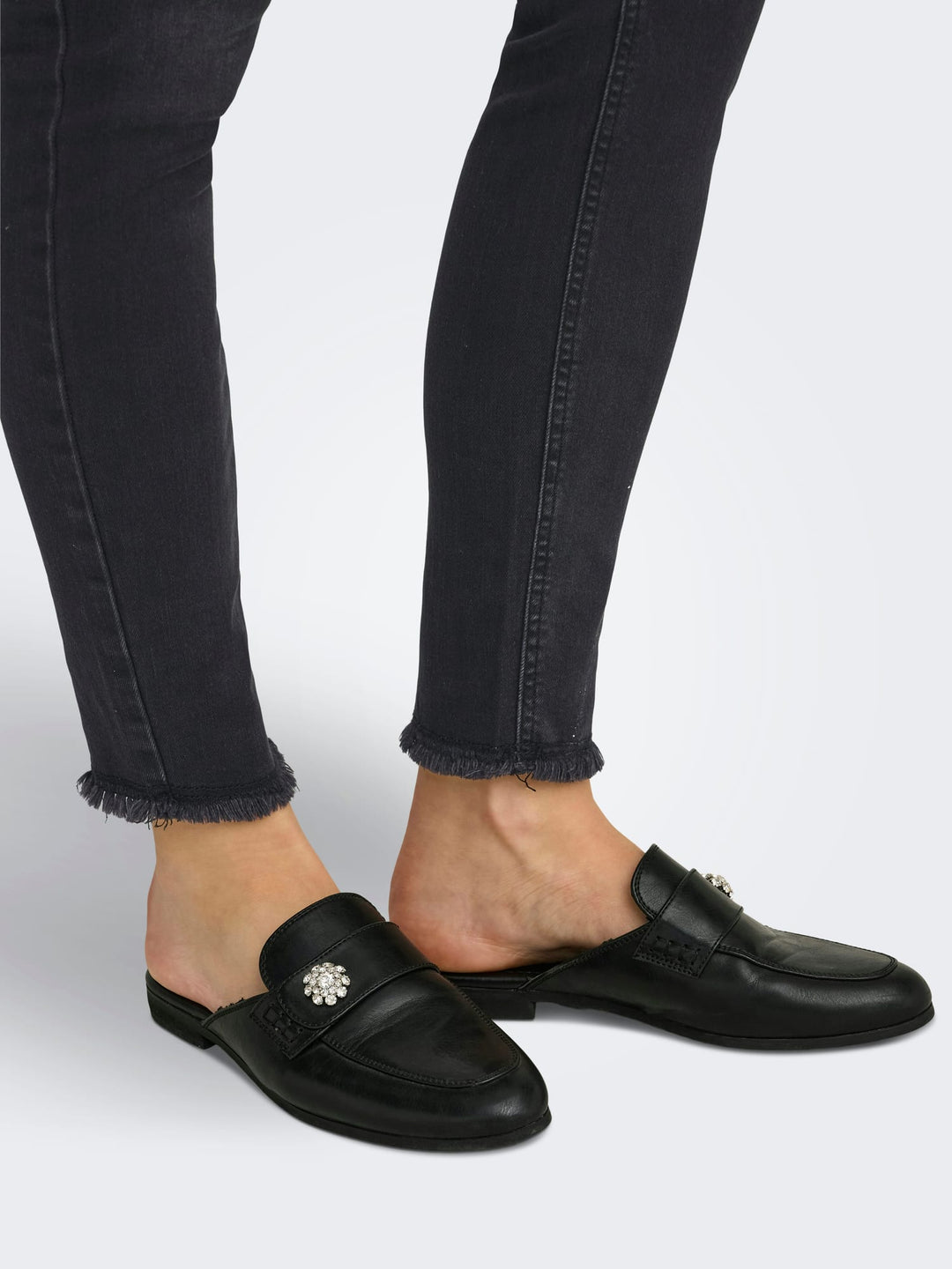 Only 15157997 BLUSH skinny fit jeans zwart – dames - Black Denim - L30
