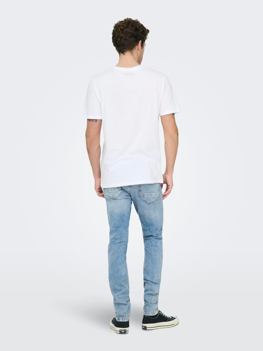ONLY & SONS loom slim fit jeans blauw denim – heren - Blue Denim - L34