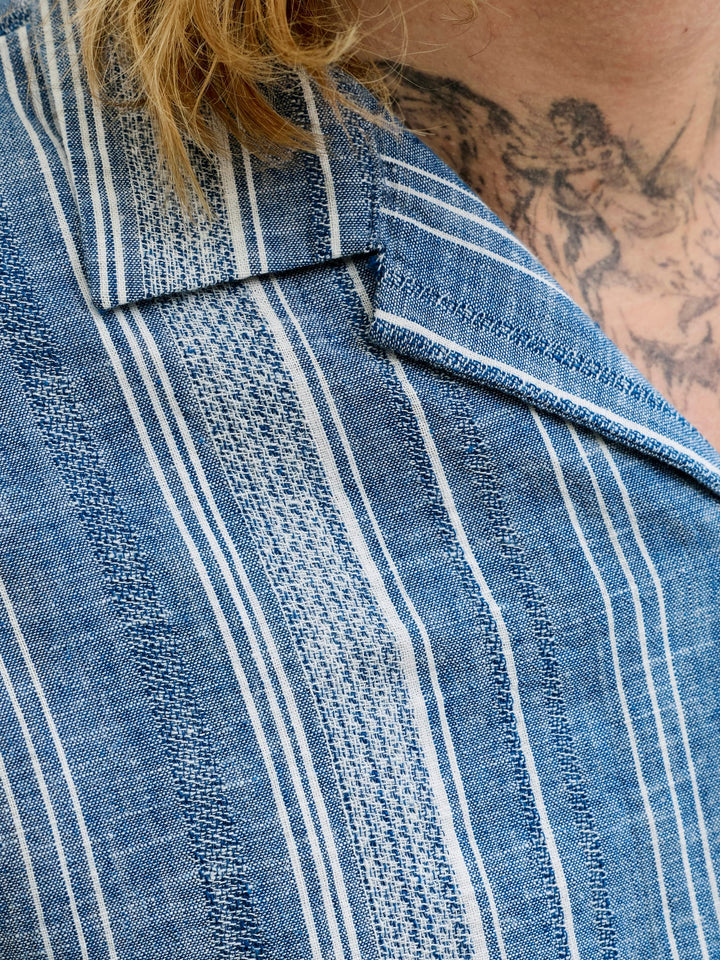 Jack & Jones Blusummer overhemd – heren - Blauw Dessin