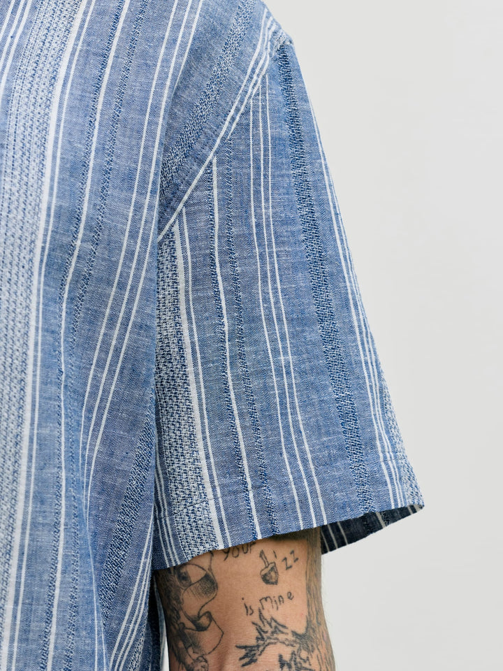 Jack & Jones Blusummer overhemd – heren - Blauw Dessin