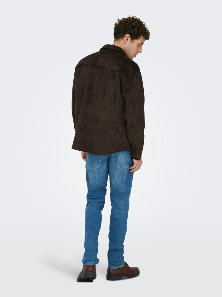 ONLY & SONS Loom slim fit jeans blauw – heren - Blue Denim - L34