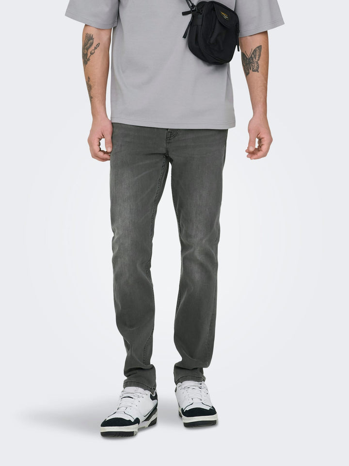 ONLY & SONS LOOM slim fit jeans black denim – heren - 34