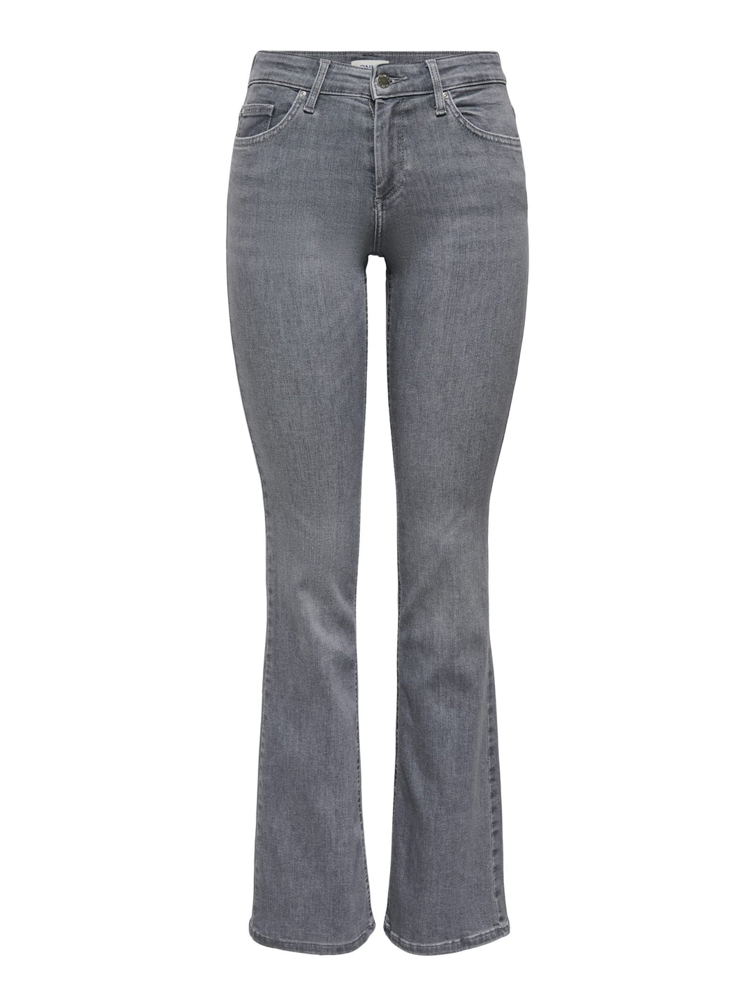 Only 15233721 blush flare jeans bootcut dames - grey denim - L30