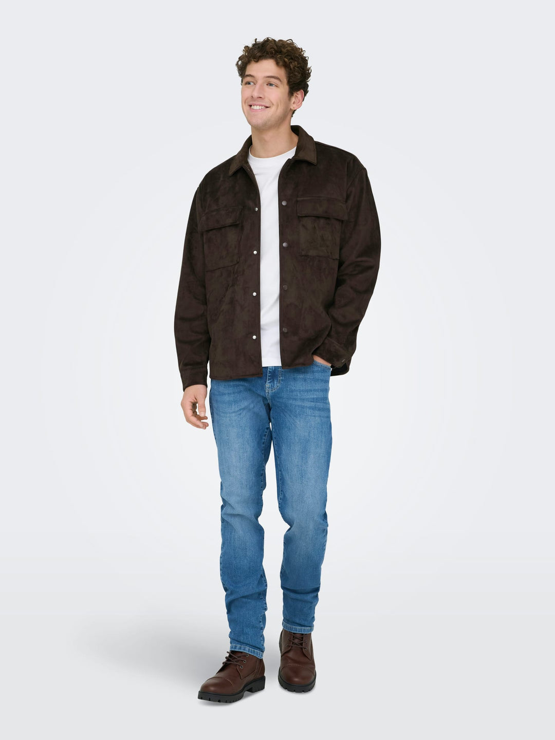 ONLY & SONS Loom slim fit jeans blauw – heren - Blue Denim - L32