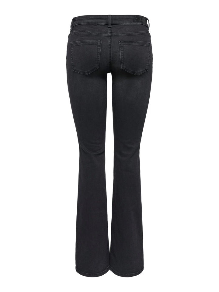 Only Blush jeans bootcut flare fit zwart denim – dames - Black Denim - L30