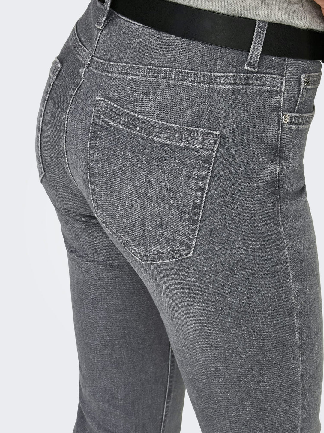 Only 15233721 blush flare jeans bootcut dames - grey denim - L32