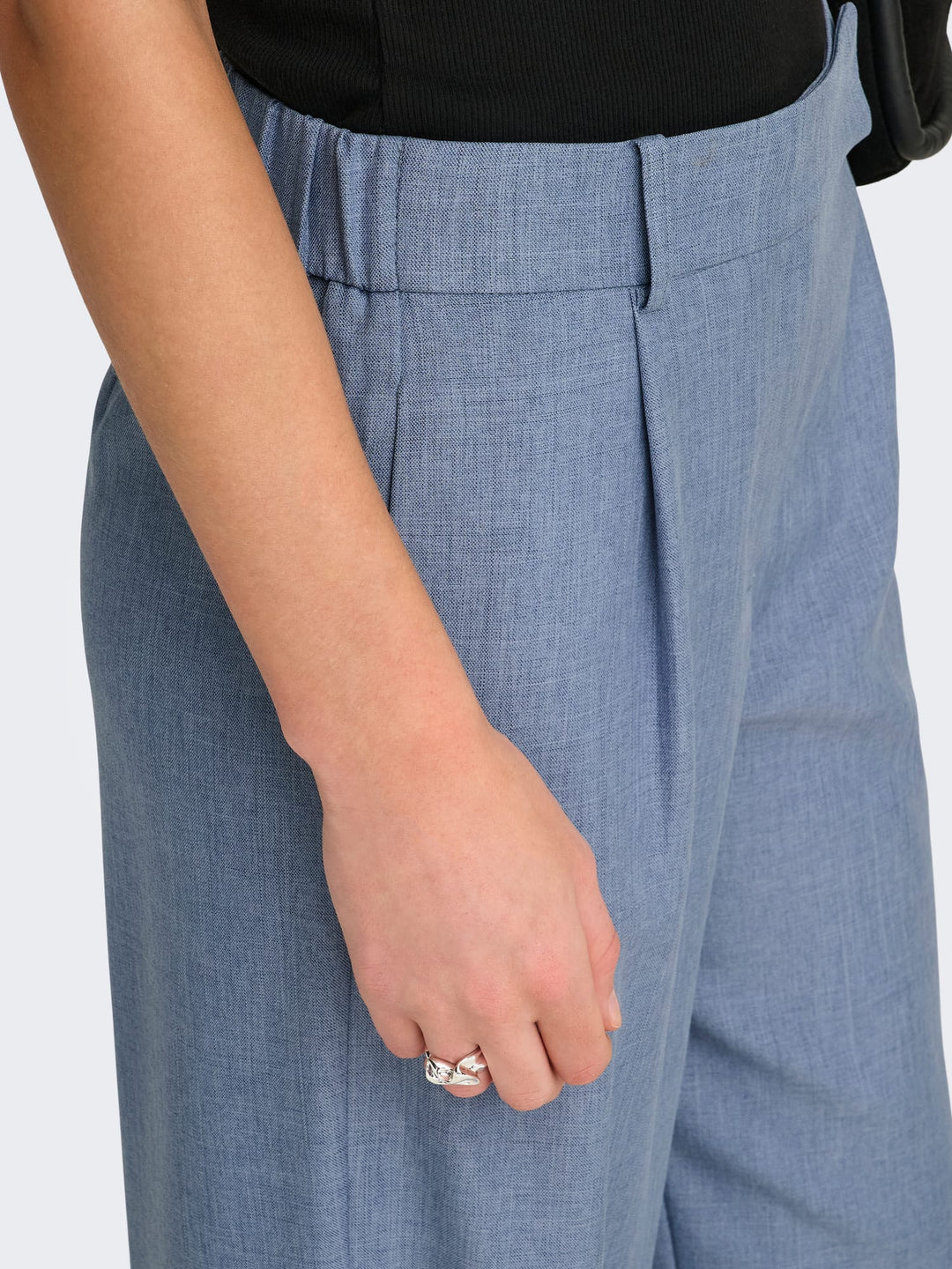 Only 15336761 Linda lange broek blauw melee – dames - L32