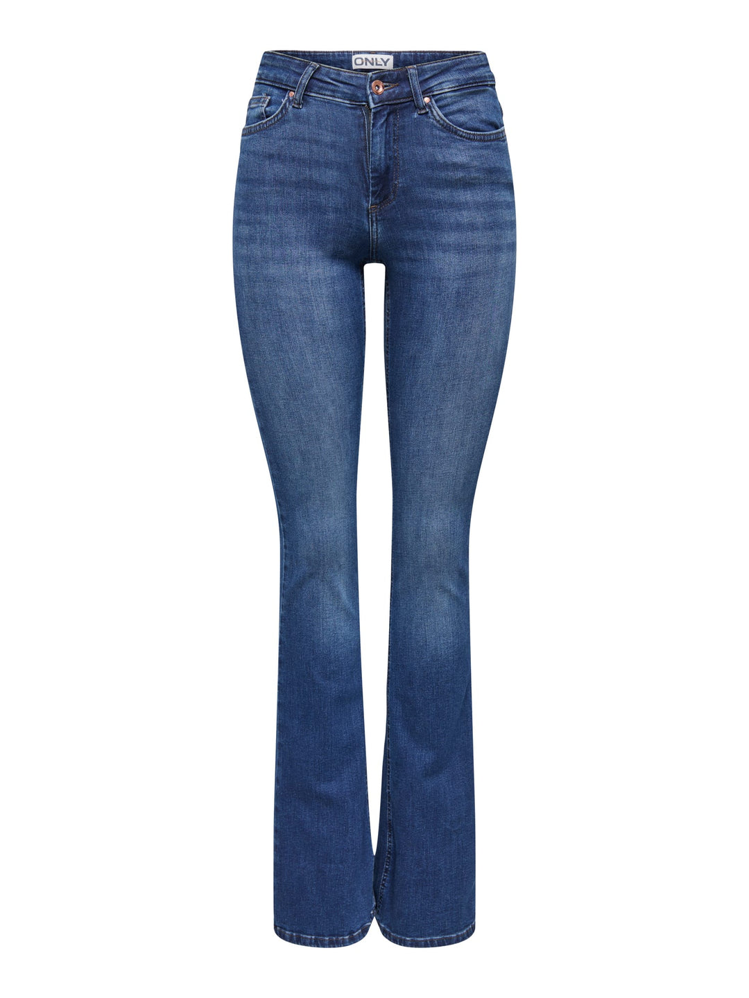 Only Blush jeans bootcut flare fit – dames - Blue Denim - L32