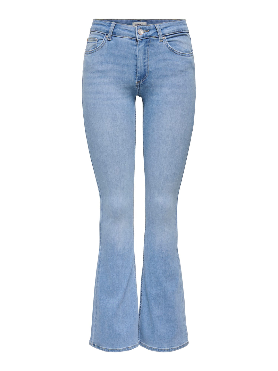 Only Blush flared fit jeans blauw denim – dames - Blue Denim - L32