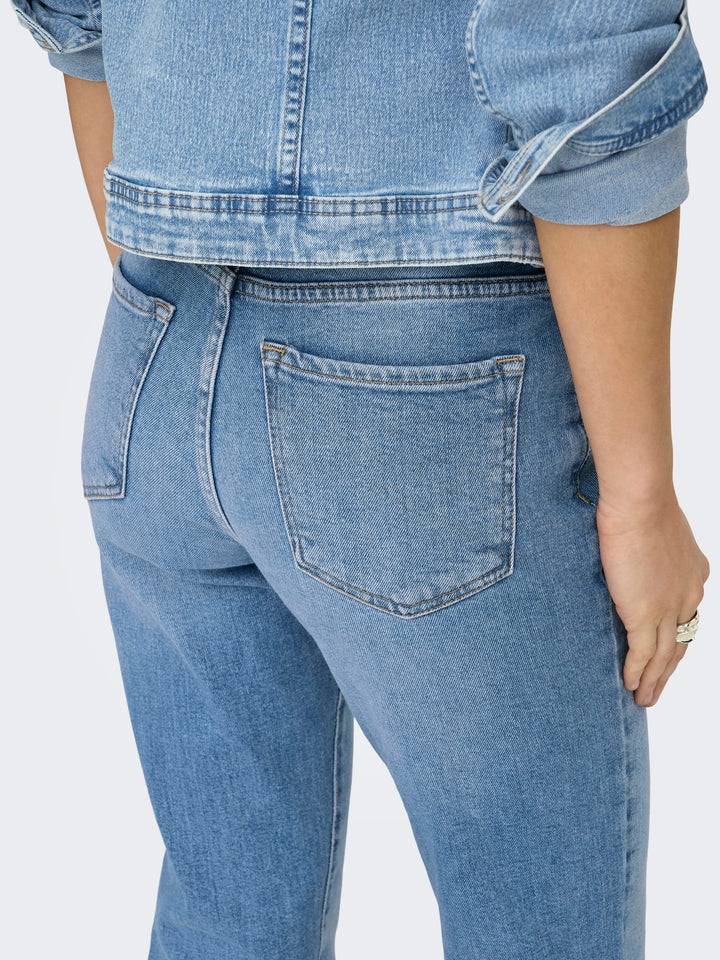 Only Emily jeans blue denim – dames regular-straight fit - L30