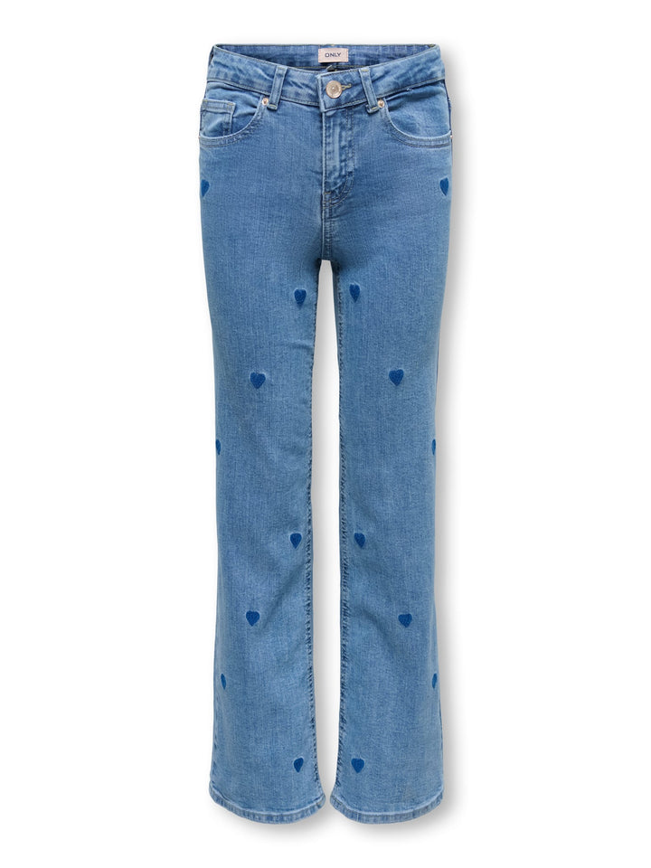 Kids Only juicy jeans loose fit - meisjes - Blue Denim