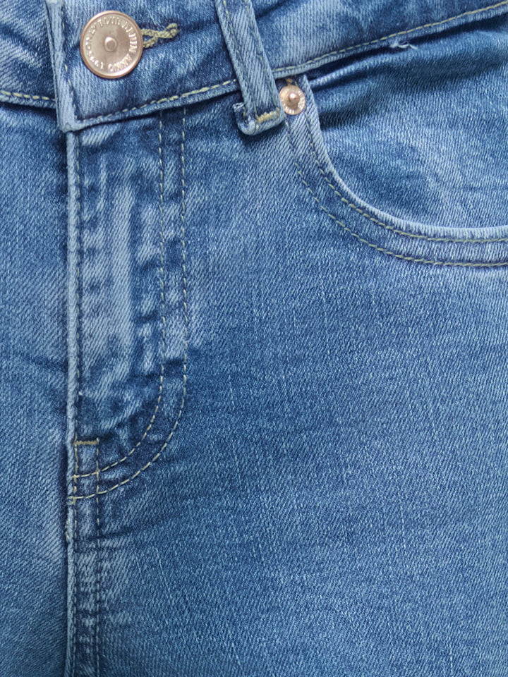 Kids Only juicy jeans loose fit - meisjes - Blue Denim
