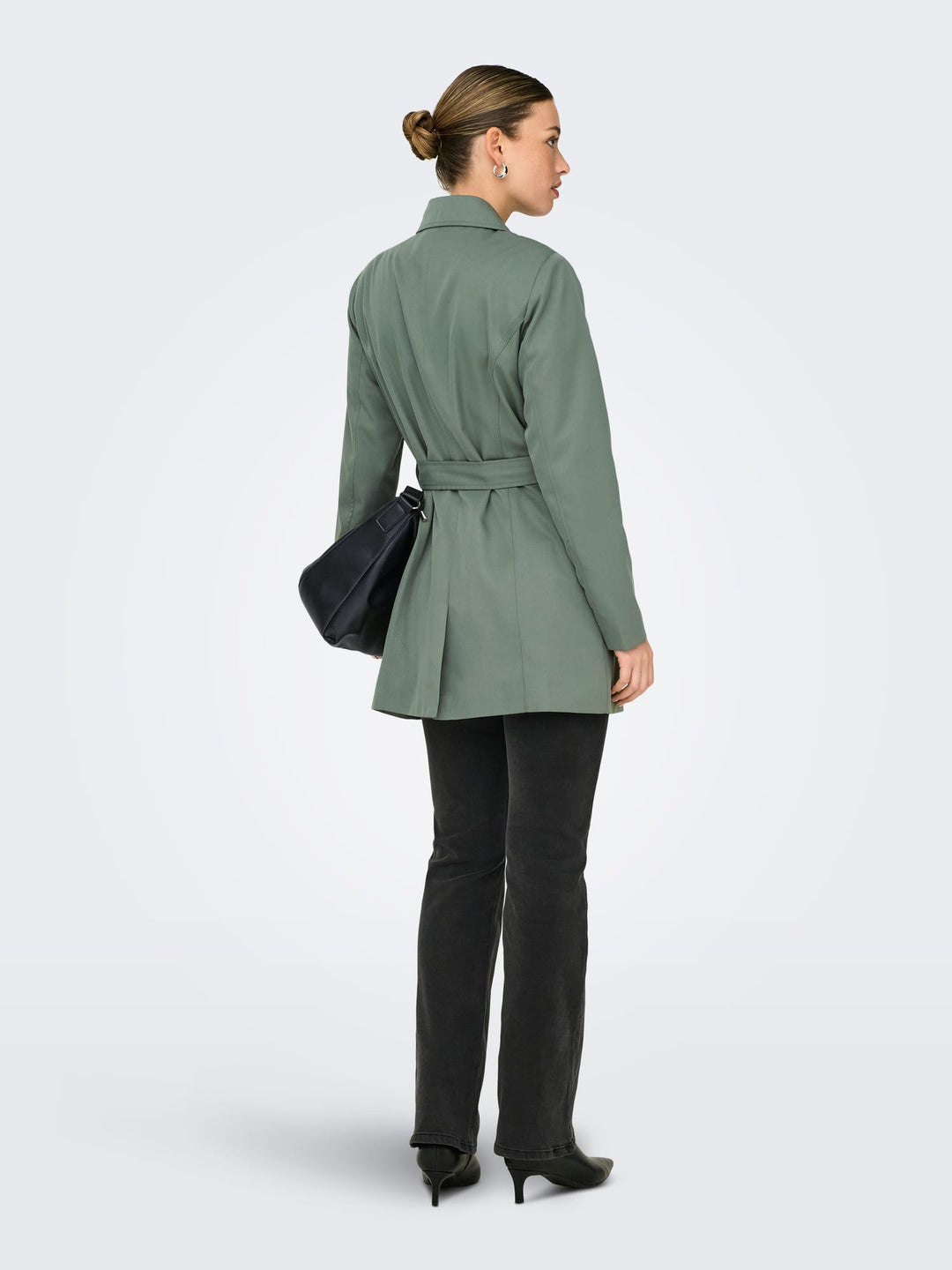 Only 15191821 Valerie trenchcoat olijf – dames