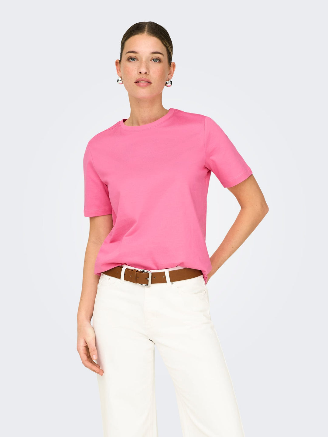 Only Freja t-shirt roze – dames