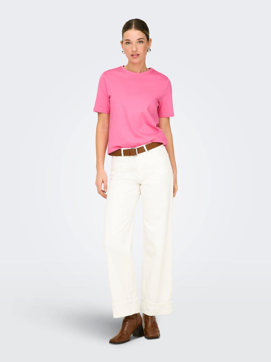 Only Freja t-shirt roze – dames