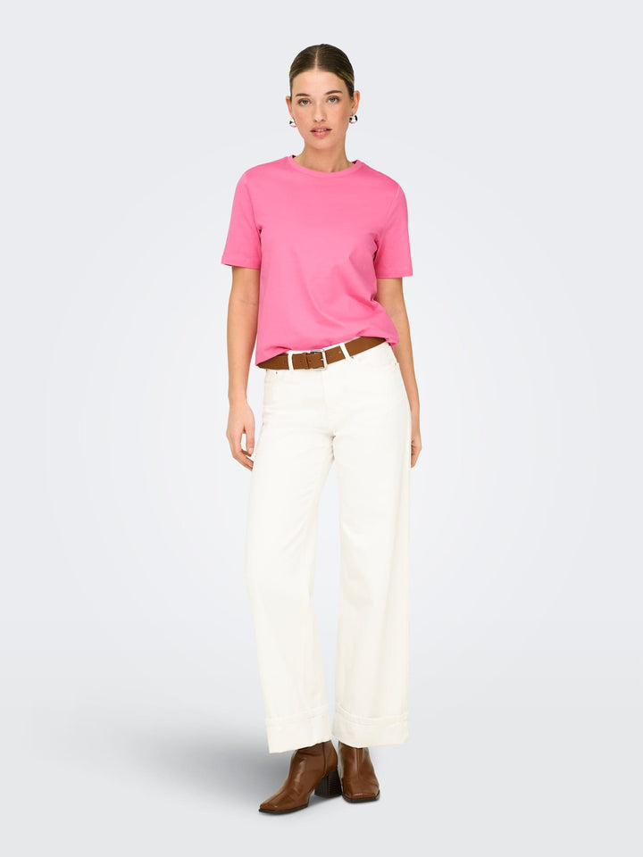 Only Freja t-shirt roze – dames