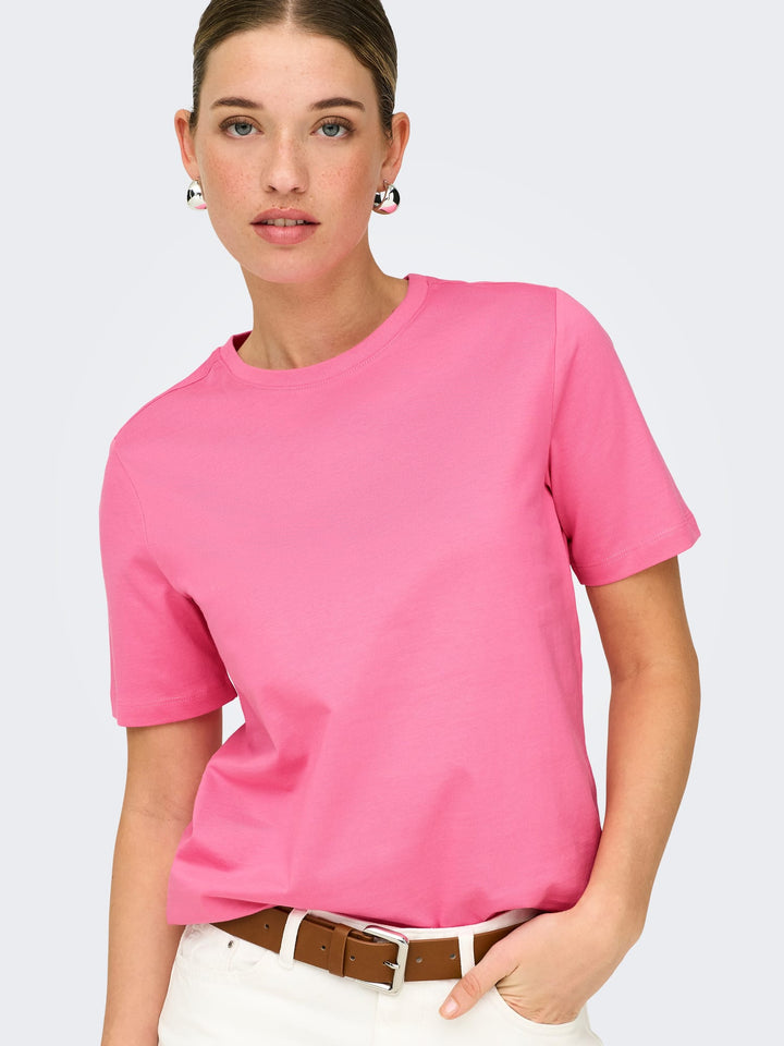 Only Freja t-shirt roze – dames