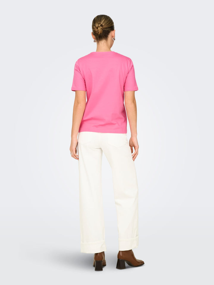 Only Freja t-shirt roze – dames