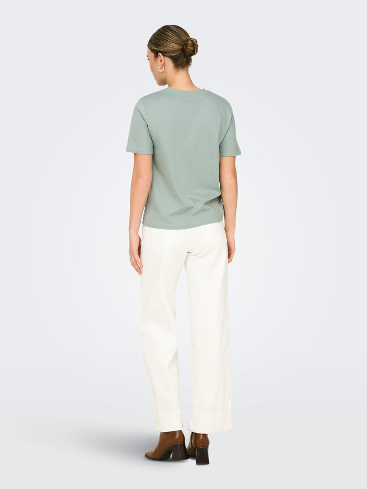 Only Freja T-shirt olijf – dames