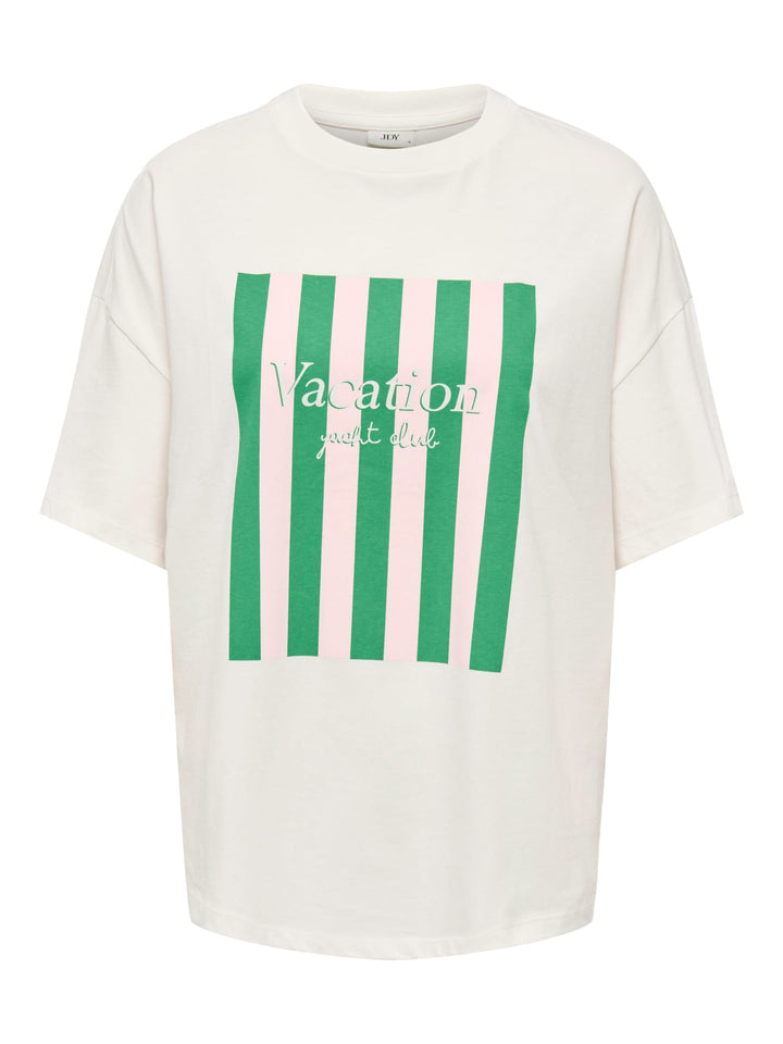Jacqueline de Yong 15356228 Carla T-shirt dames – off-white