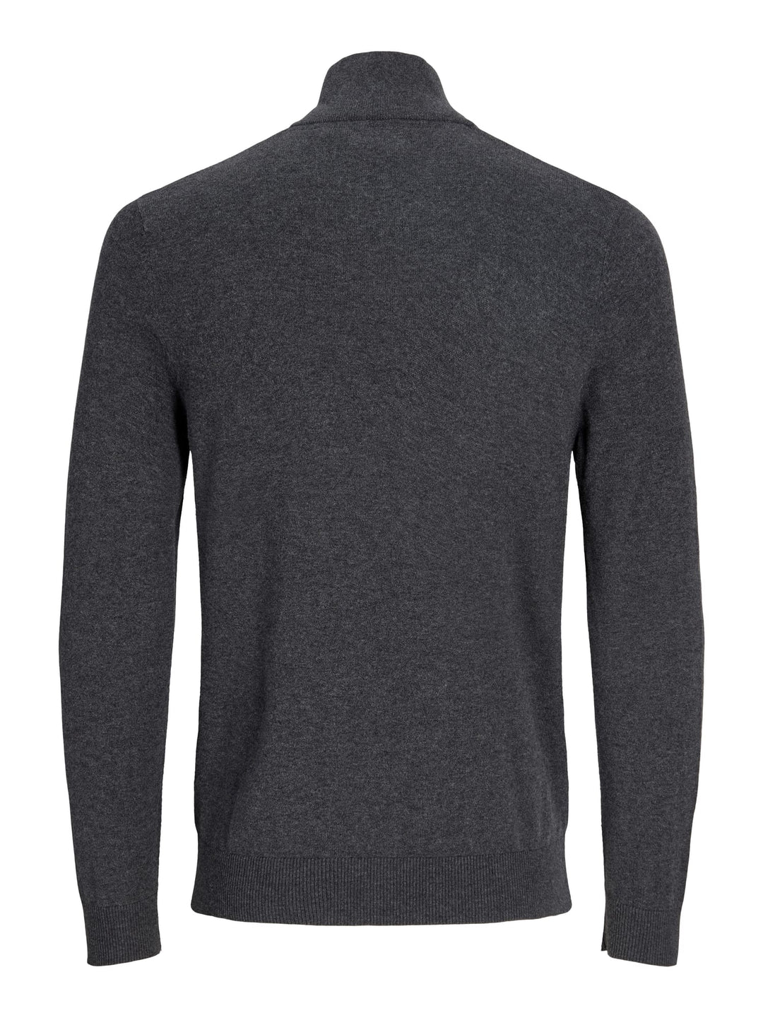 Jack & Jones JJEEMIL KNIT HALF ZIP NOOS trui heren antraciet