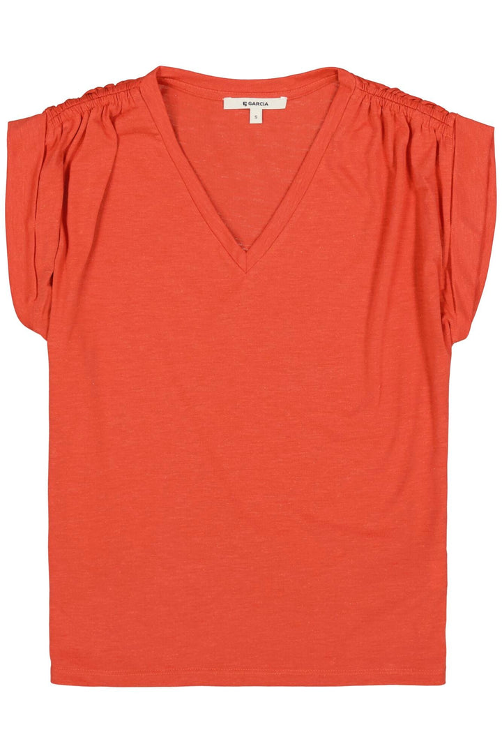 Garcia woman P260206 t-shirt k/m oranje